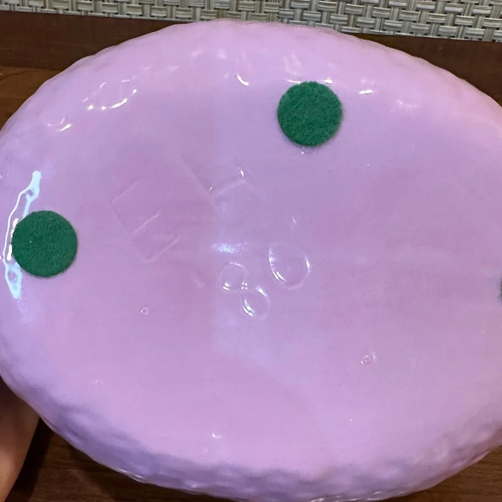 🌟3xHP🌟VTG 1980s Lavender Ceramic Bunny Lidded Easter Basket Candy Dish Hobbyist - Picture 8 of 11